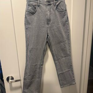 abercrombie curve love high waist gray